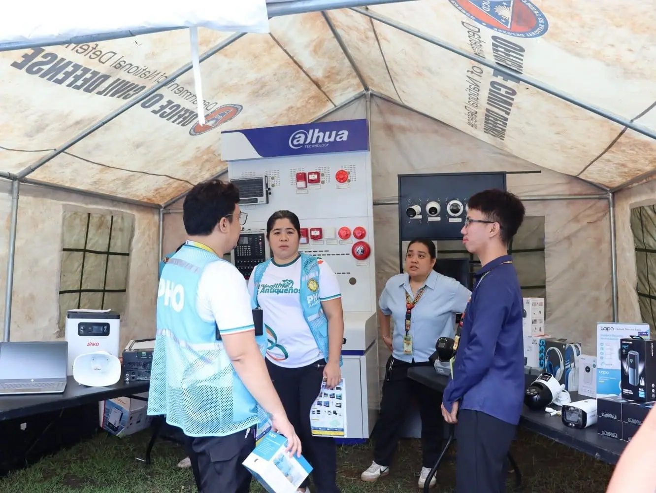 AEP exhibitor tent at the 3rd Regional Rescuelympics